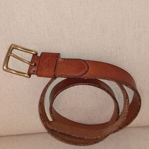 Polo Ralph Lauren Vintage Men's Brown Leather Belt 38